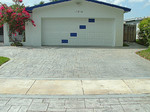 stamp concrete driveway