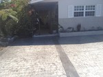 stamp concrete driveway