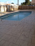 stamp concrete pool deck